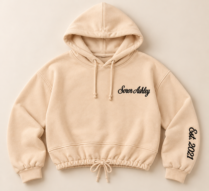 Someone's Favorite Soror, "The Remix" Cropped Hoodie