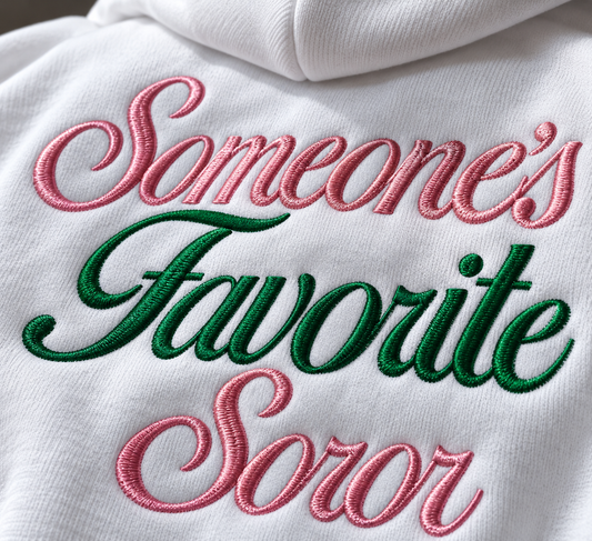 Someone's Favorite Soror, "The Remix" Cropped Hoodie
